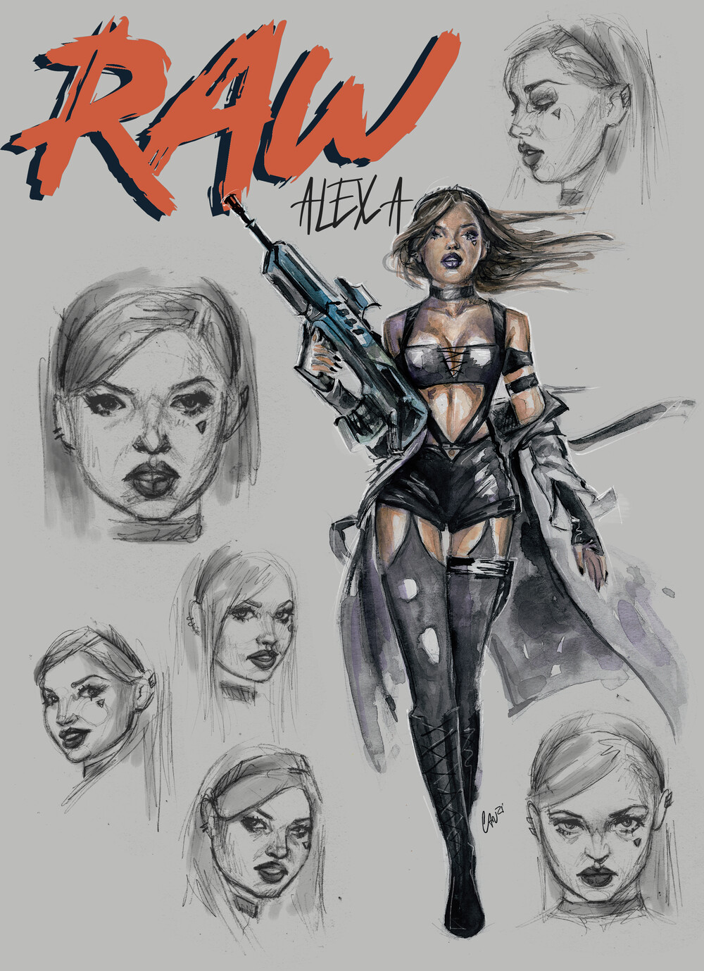 Character design for Alexa