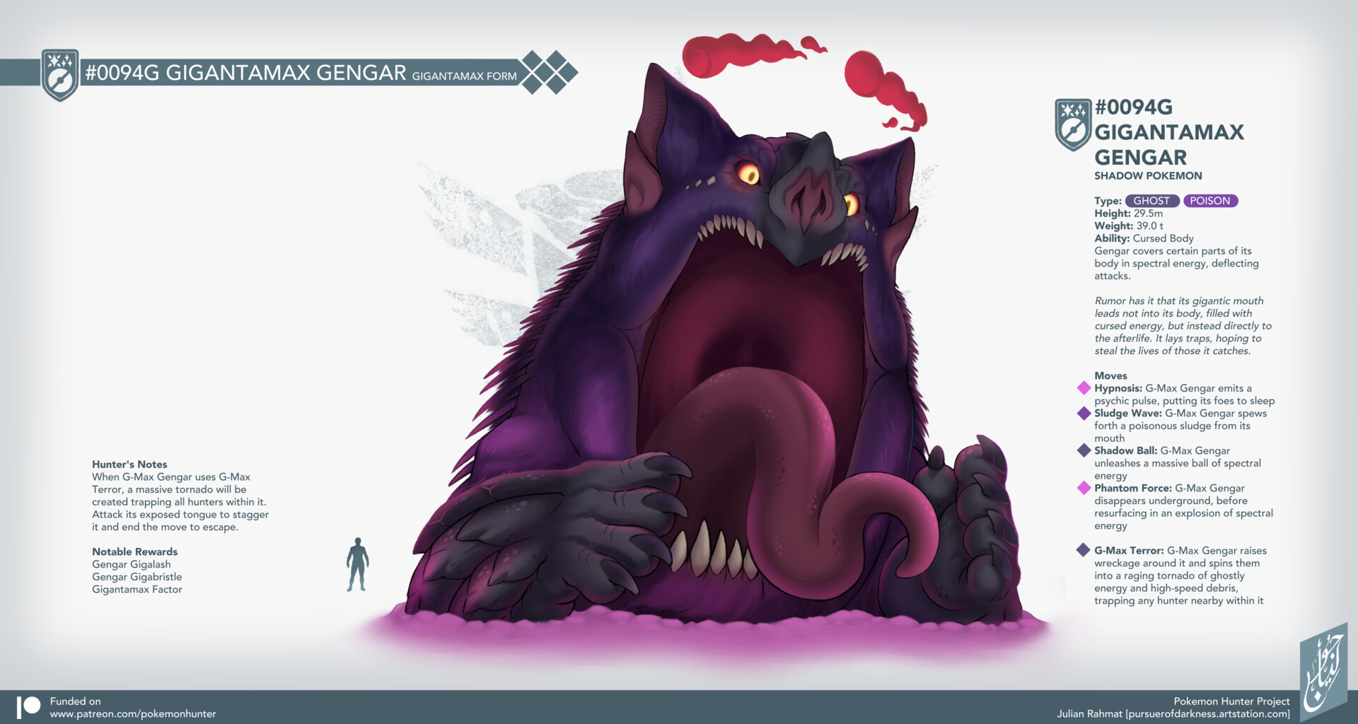 Gigantamax Gengar by CRANTIME -- Fur Affinity [dot] net