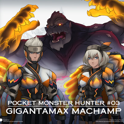 Pocket Monster Hunter #02: Mega Gengar by PursuerOfDarkness on