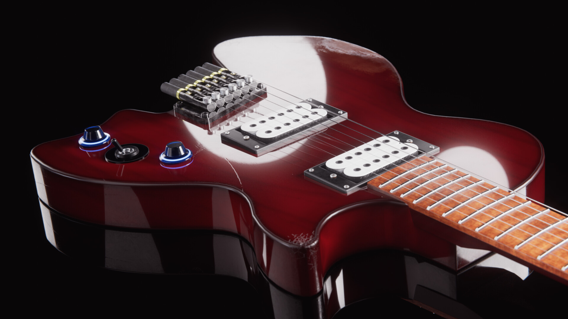Les paul sales headless guitar