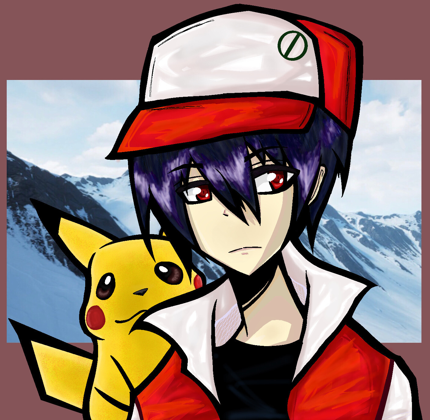 ArtStation - Pokemon trainer Red