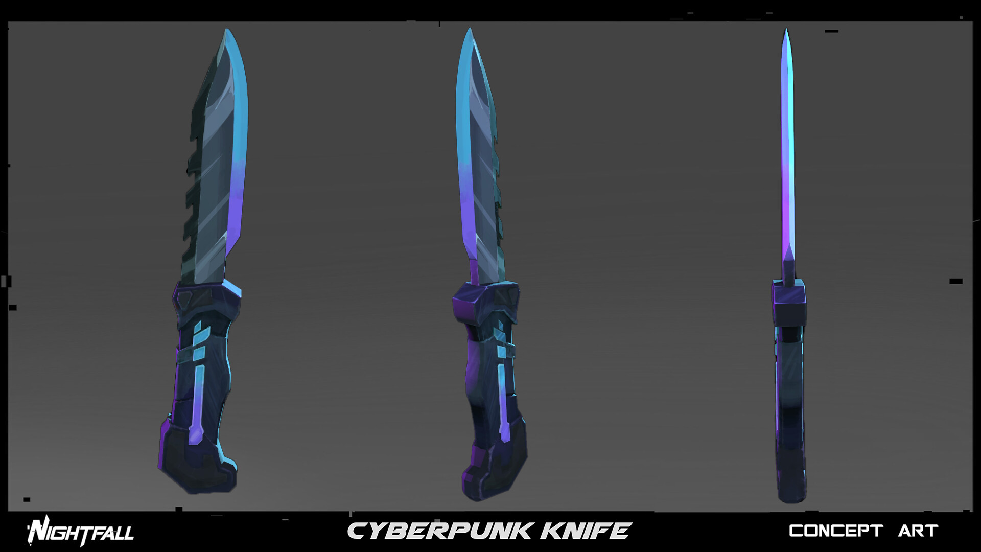 ArtStation Cyberpunk Knife