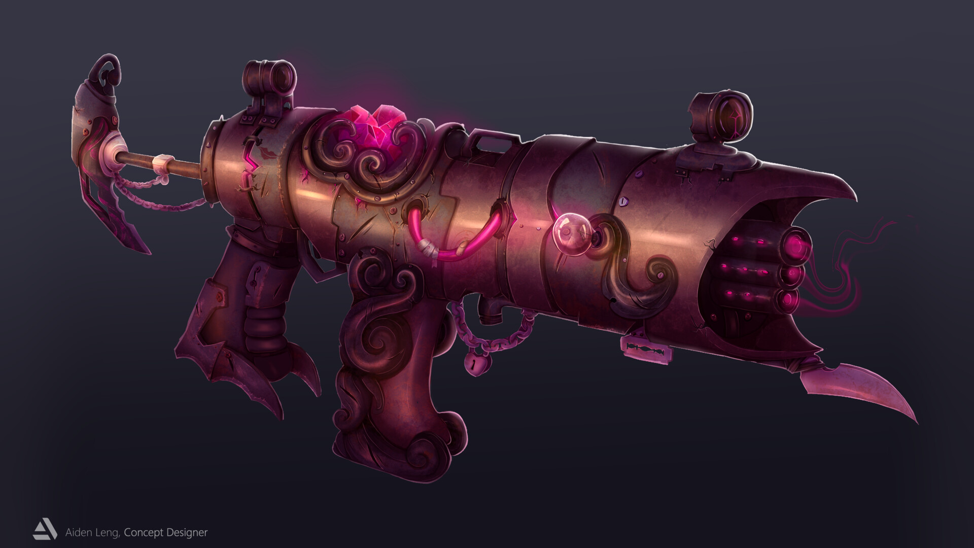 ArtStation - Apex Leyends R99 skin design