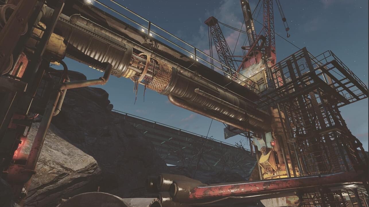 ArtStation - Oil Rig (Fallout 4)