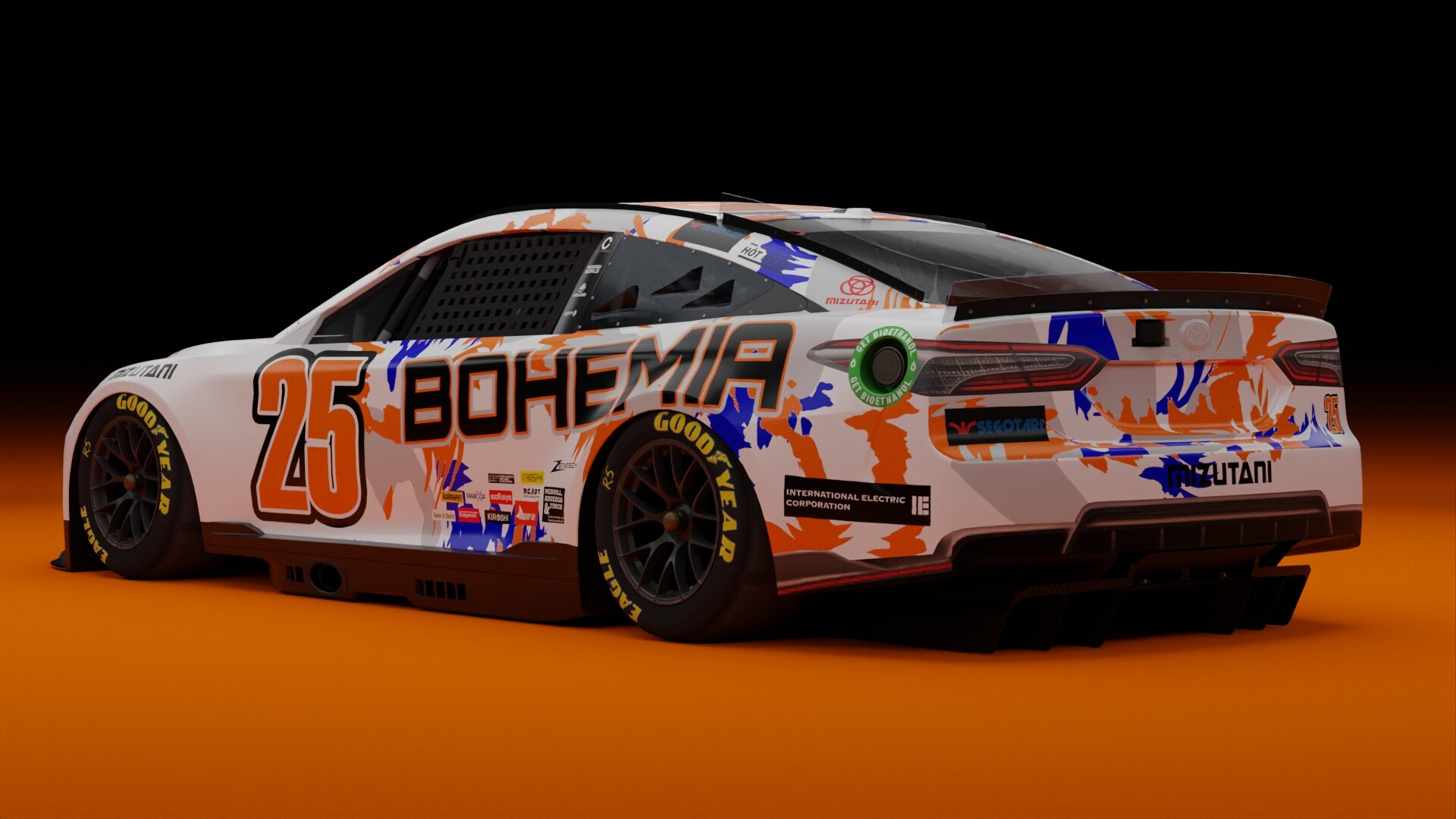 HONGWORKS Design NASCAR Toyota Camry Bohemia livery