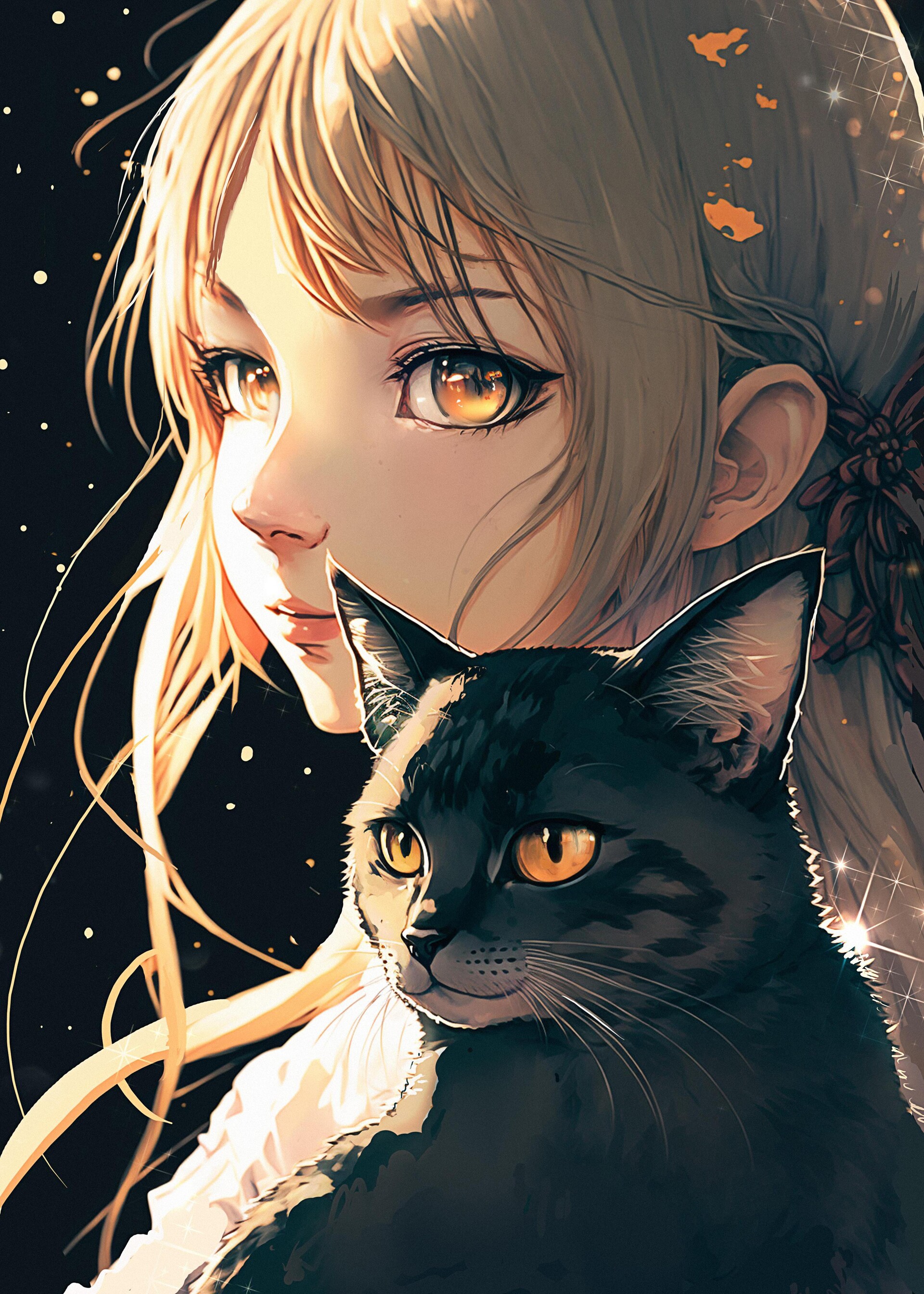 FileAnime Girl with catsvg  Wikimedia Commons