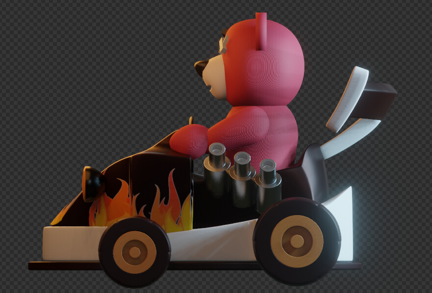 Mario kart shop teddy bear