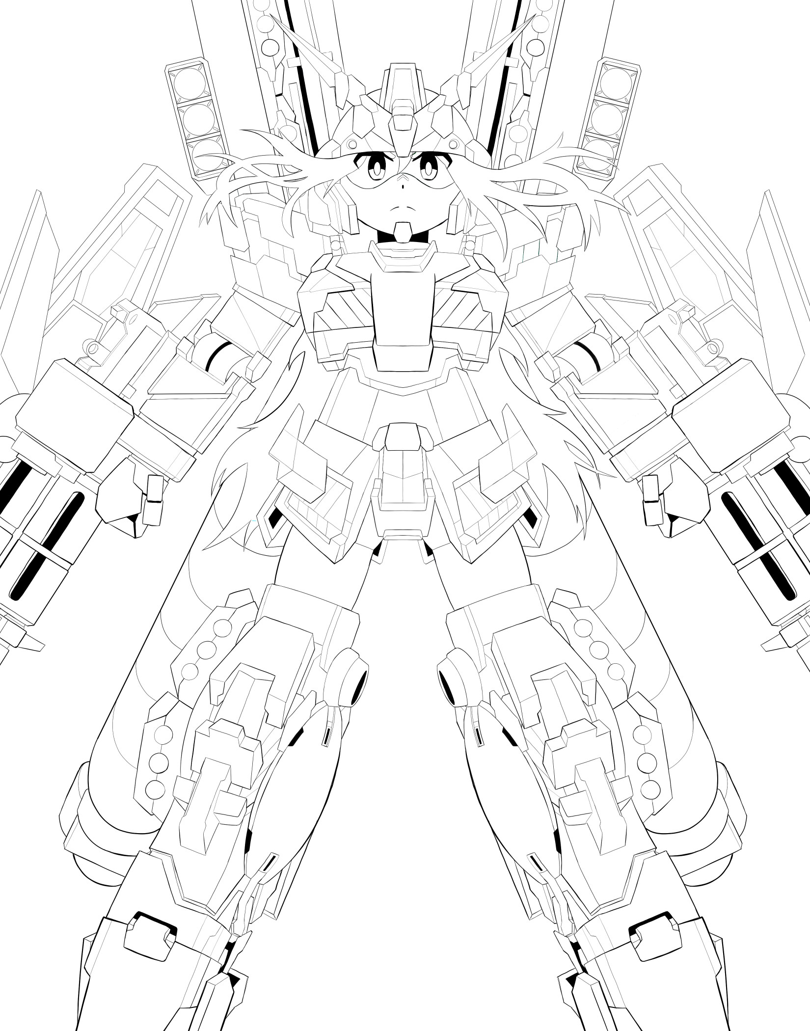 送料無料◆2025新品  Armor Full - ArtStation Unicorn Girl MS Gundam 水着・ラッシュガード