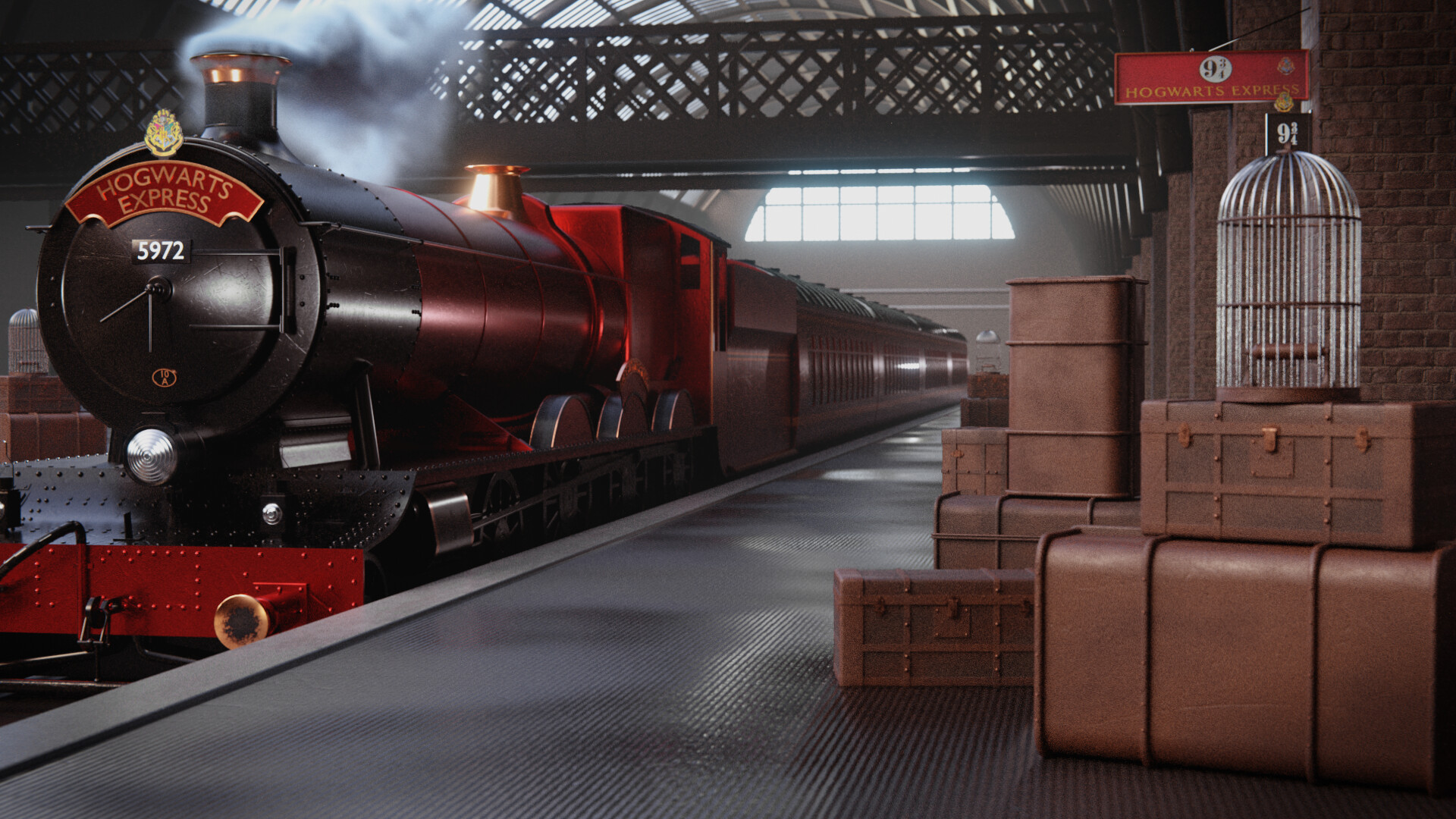 Artstation hogwarts express fan art 58 off