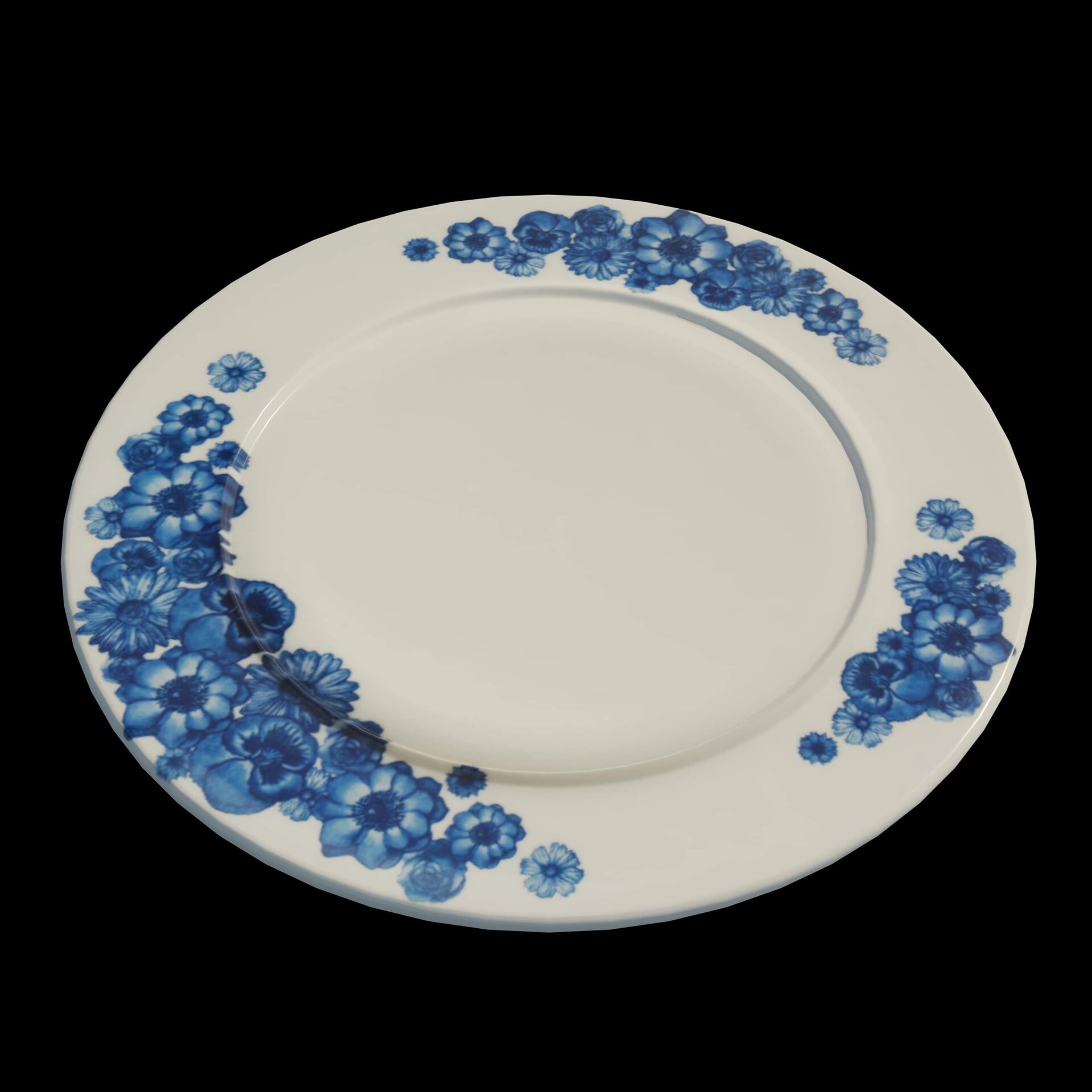 ArtStation Dinner Plate Game Asset for Indie Horror Game “Special Delivery”