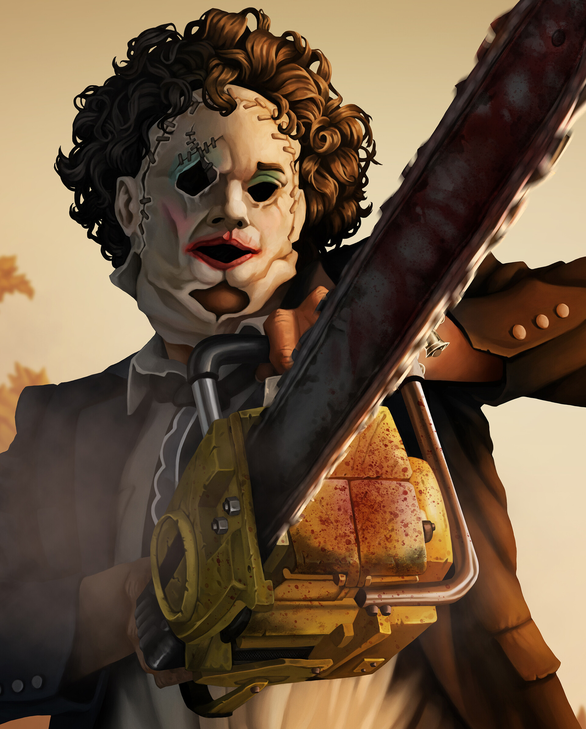 Kyle Mjoen Leatherface Illustrations