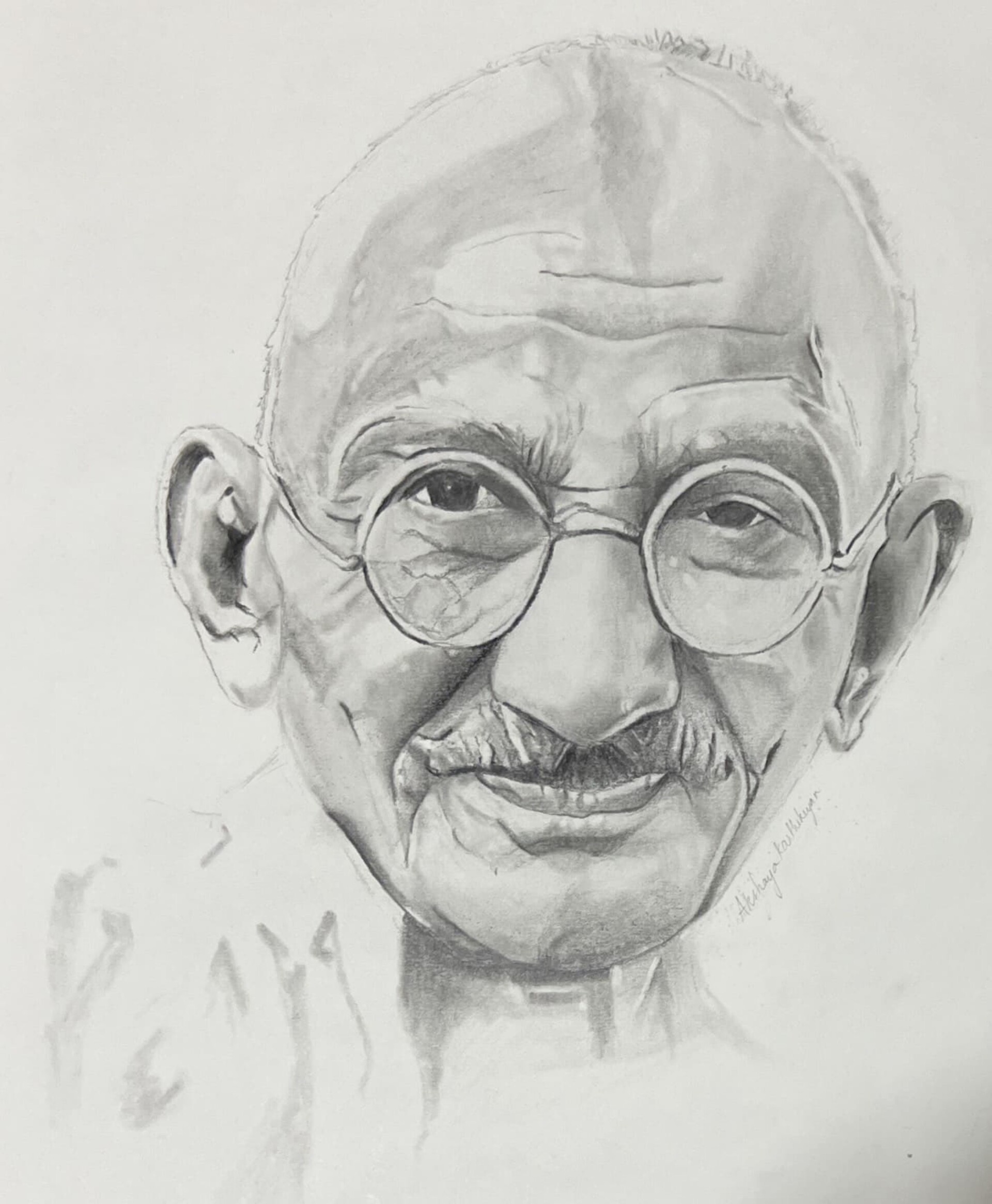 Sketch of Mahatma Gandhi  Sketches of people Modern art paintings Drawing  quotes