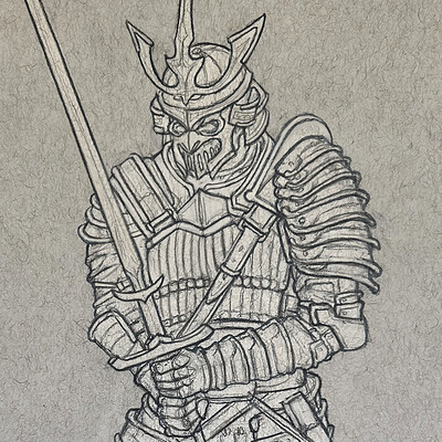 Cameron suter samurai sketch