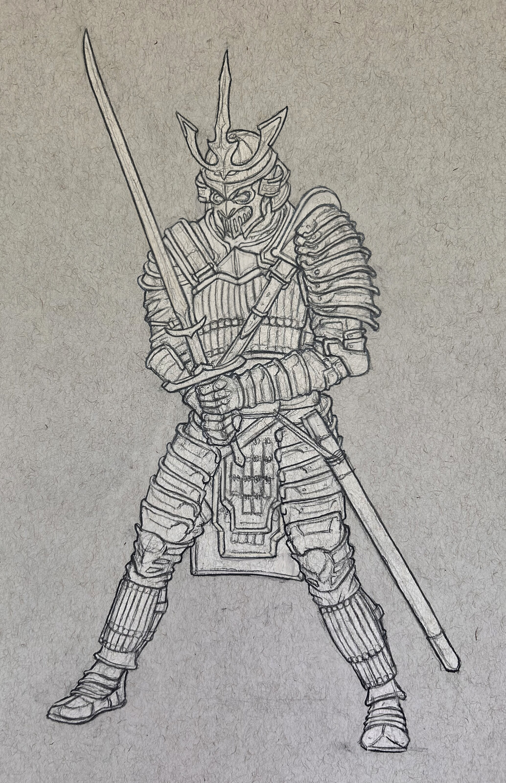 Samurai Knight Sketch