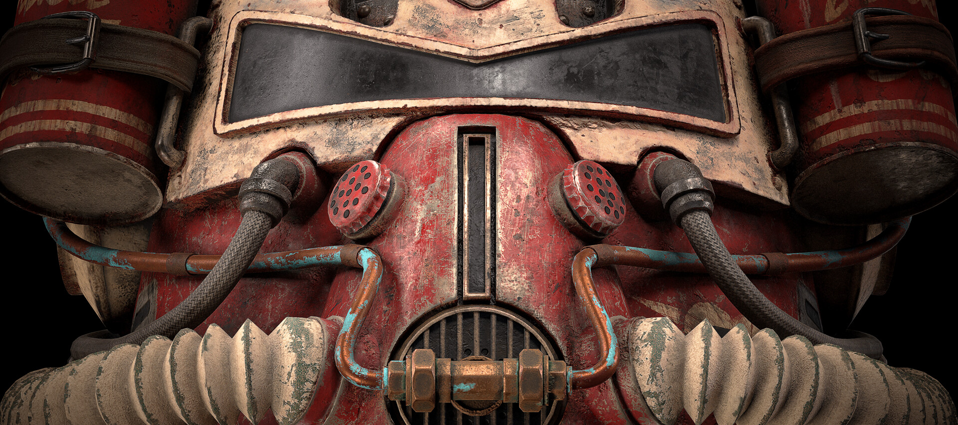 ArtStation Fallout Helmet T51 Nuka Cola Fan Art