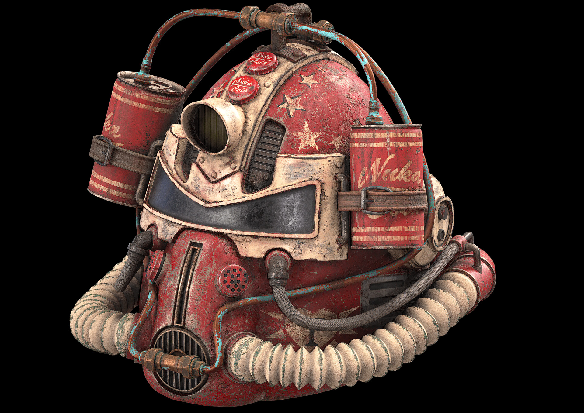 T51 nuka cola best sale helmet