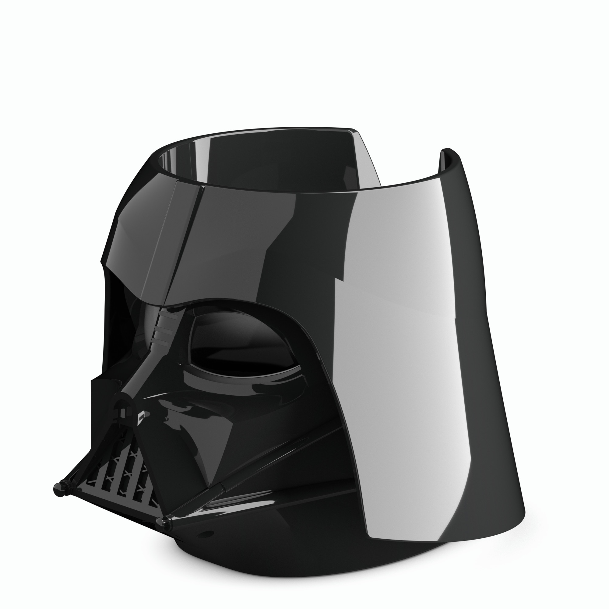 Product render of Darth Vader Helmet. Lighting, compositing, and material creation were made in Cinema4D