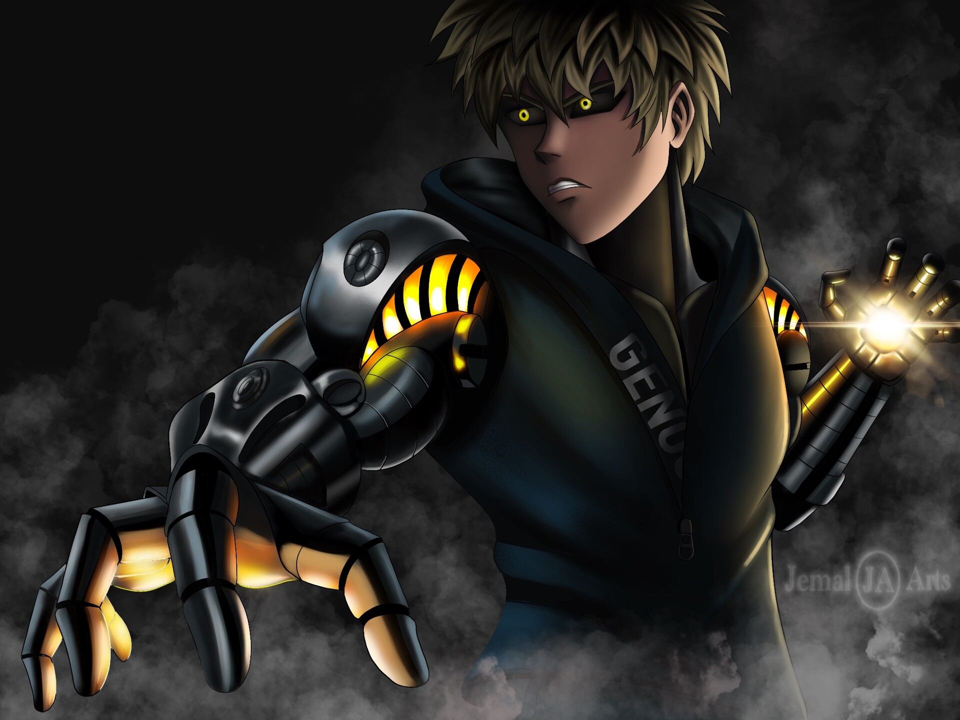 ArtStation - Genos from one punch man - How Old Is Genos From One Punch Man