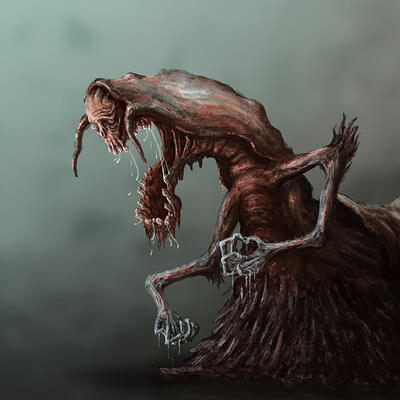 ArtStation - SCP Creature concept - The Midnight watcher