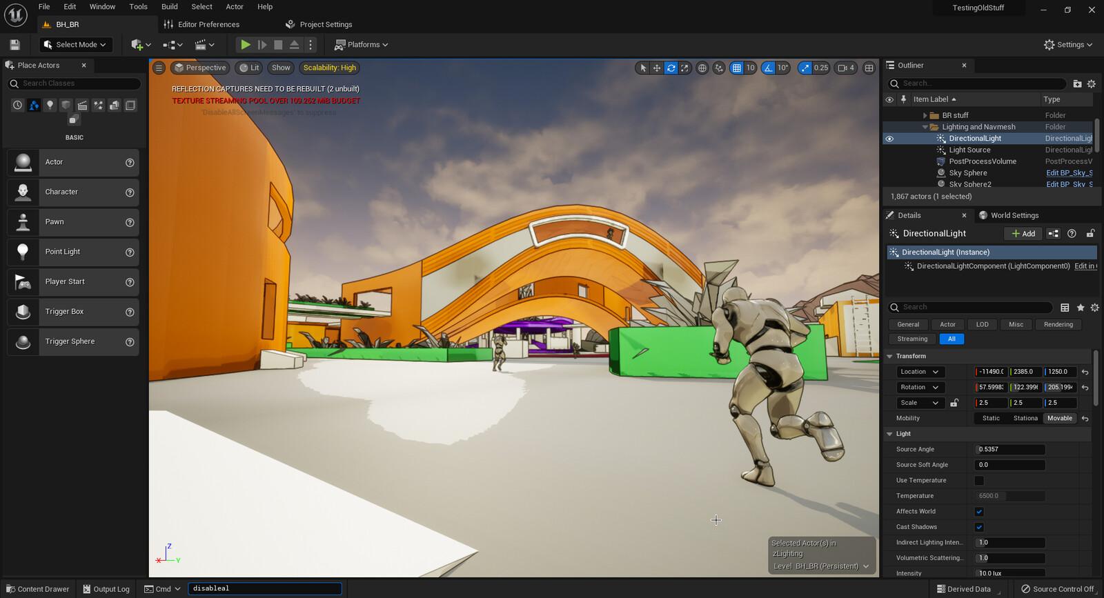 Post-process test in UE5