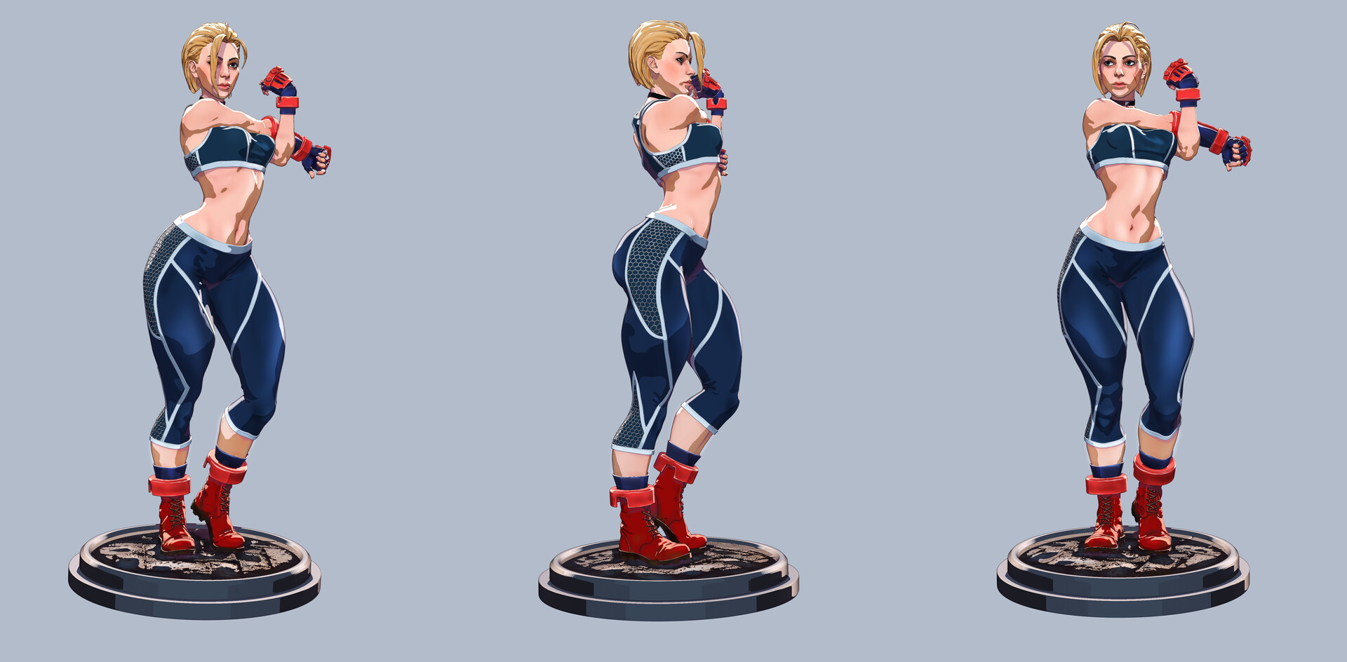 ArtStation - SF6 Cammy（Cartoon rendering）