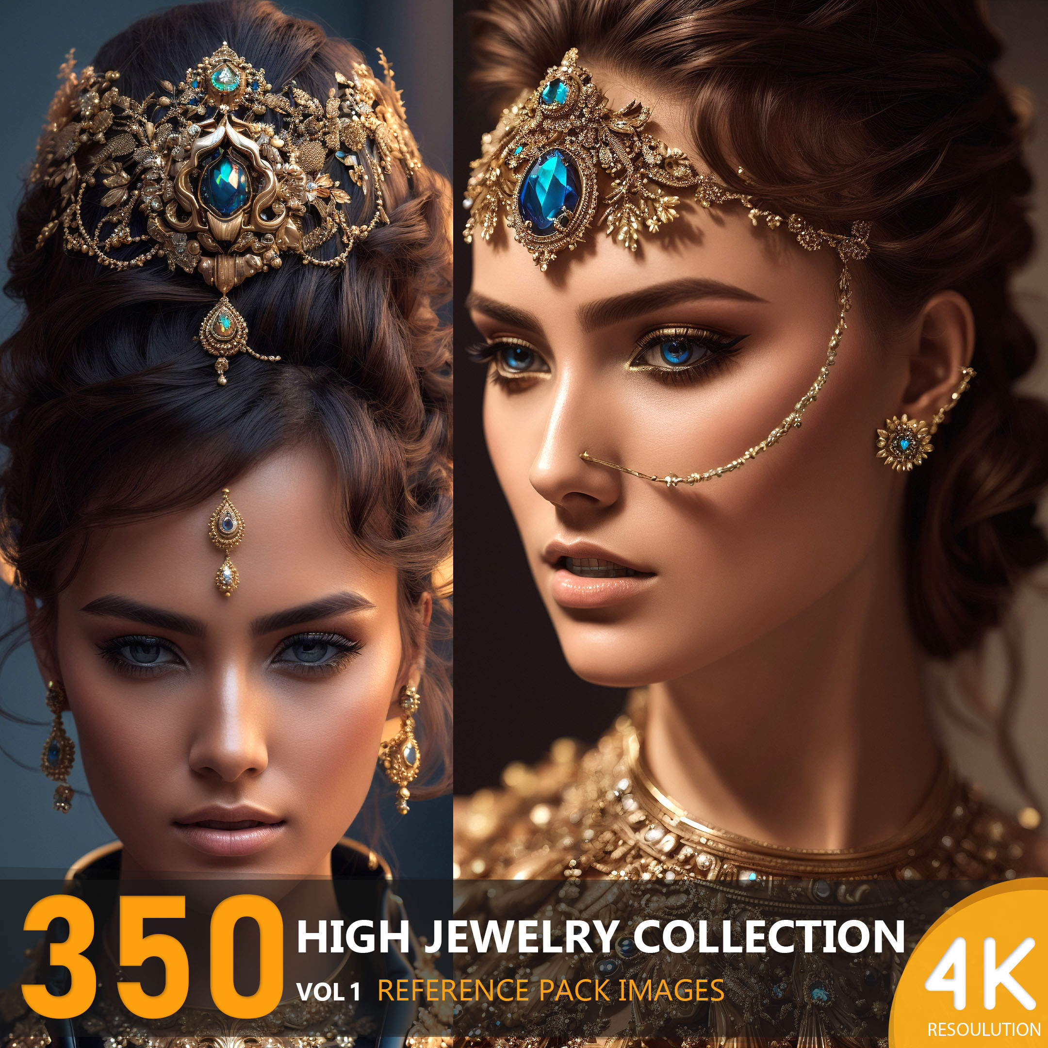 ArtStation - High Jewelry Collection Vol1-4K, Reference pack Images
