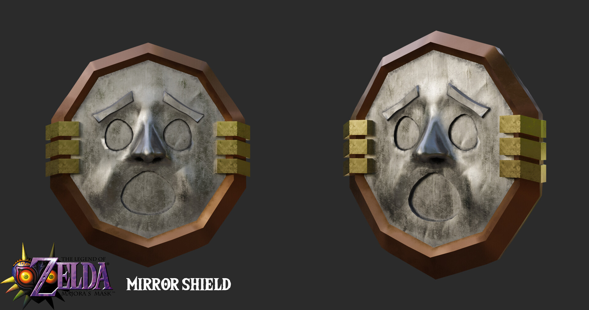ArtStation Mirror Shield Majora's Mask