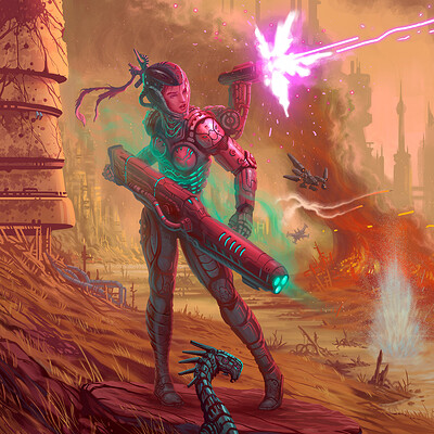 Francisco badilla warrior sci fi4