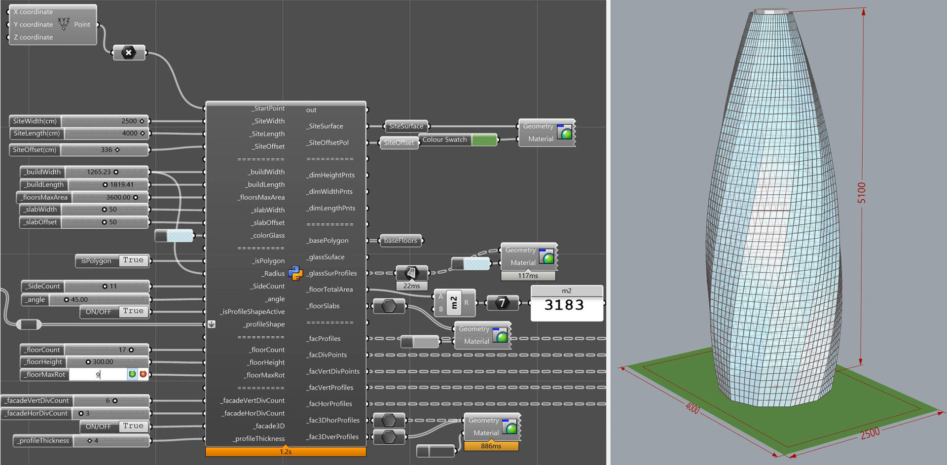 ArtStation - Parametric Tower - Grasshopper / Python
