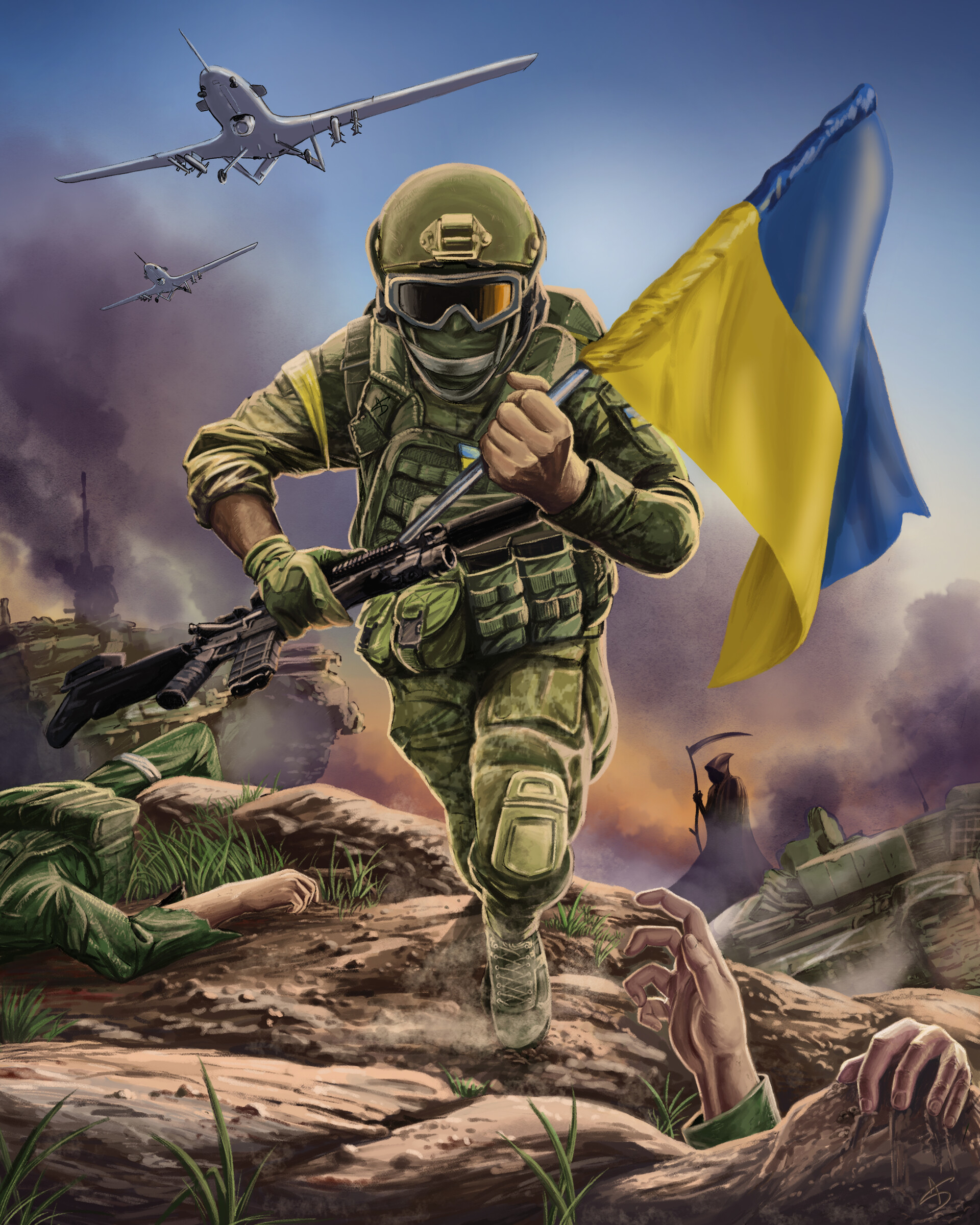ArtStation Ukrainian Soldier ArtStation Ukrainian Soldier
