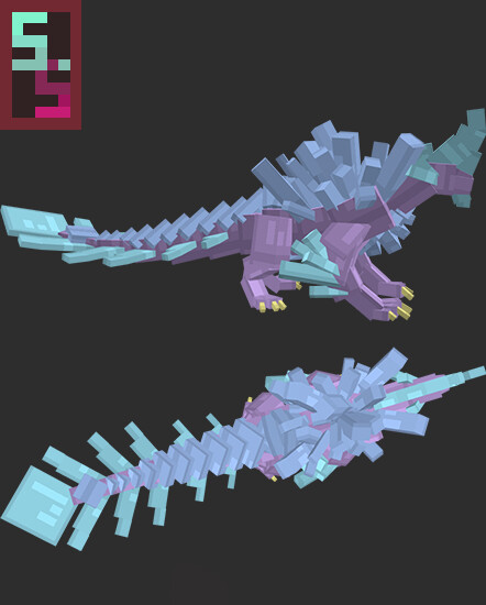 ArtStation - Minecraft Ender Dragon