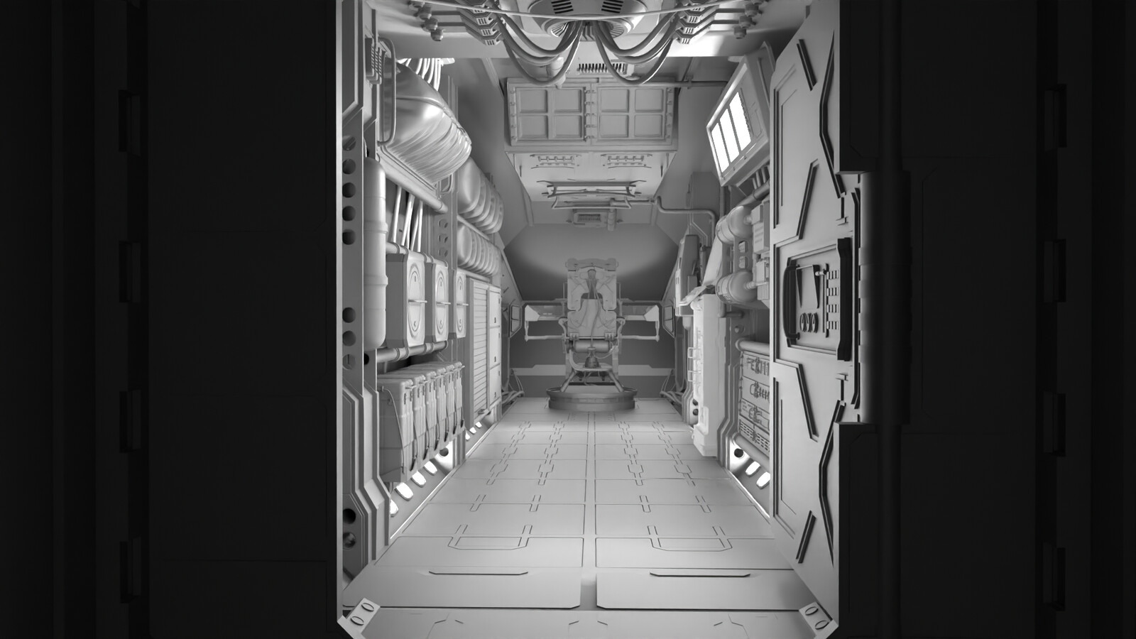 Cockpit looking Forward