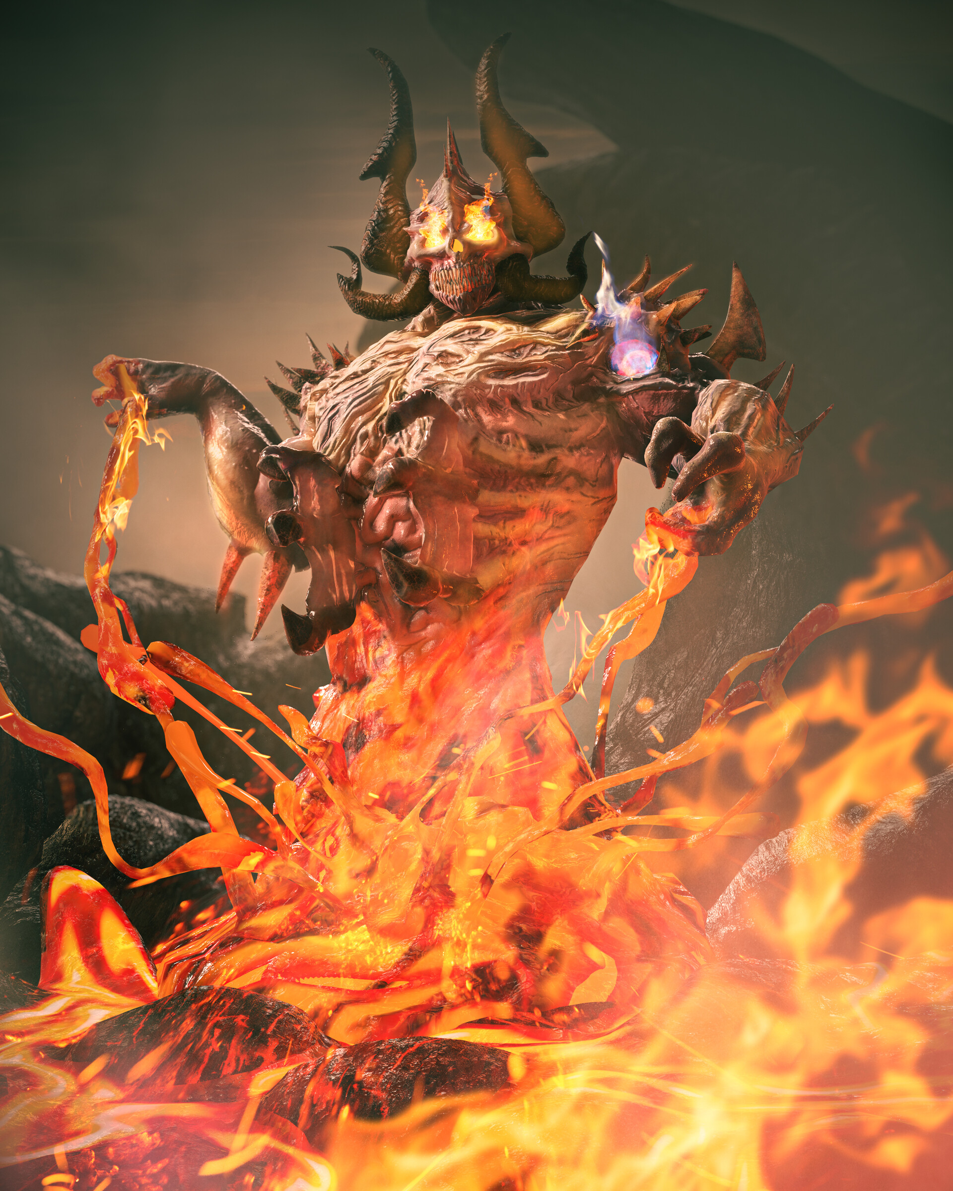 ArtStation - Lava Monster