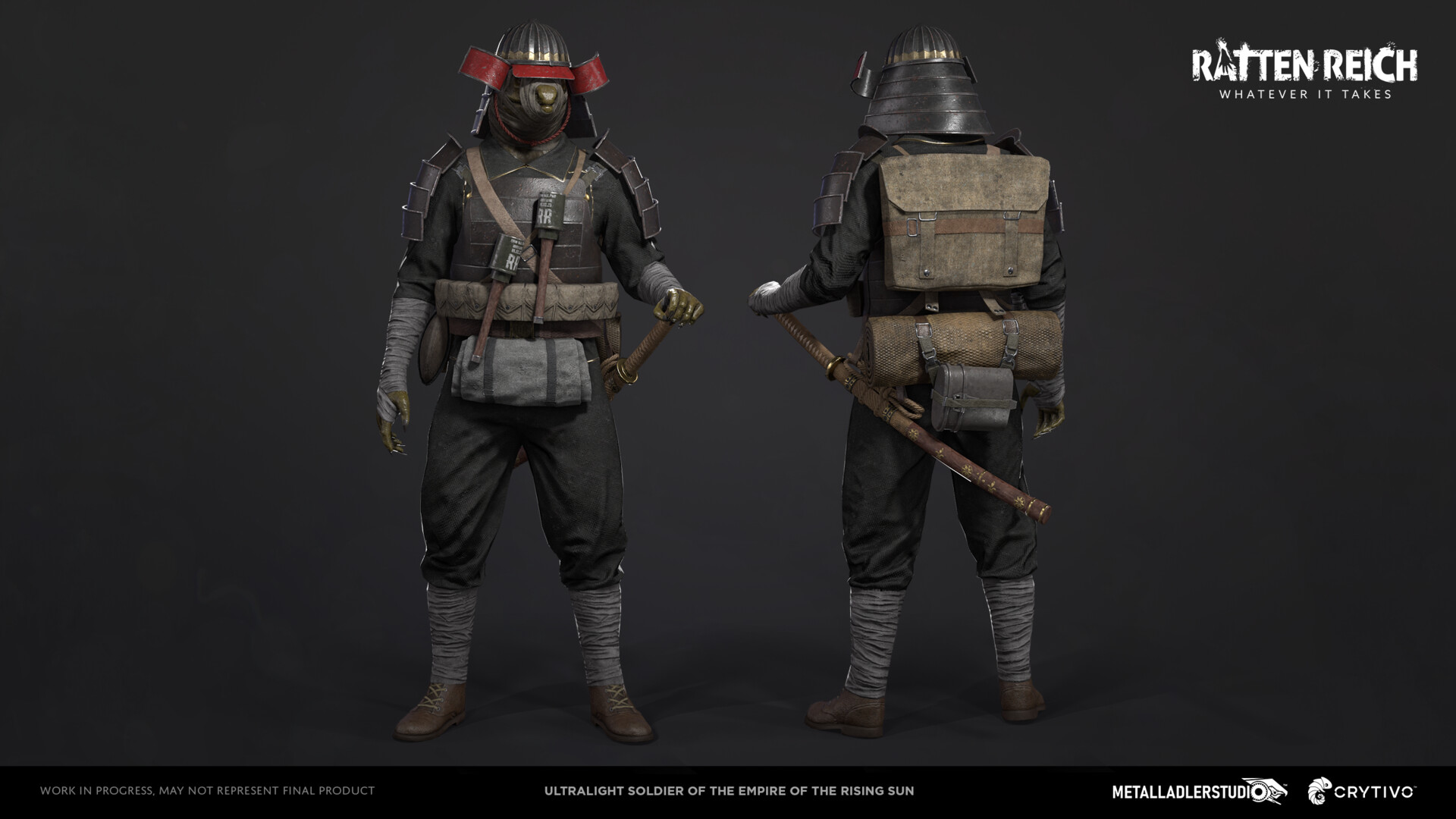 ArtStation - Soldier of the Empire of the Rising Sun for the game  RattenReich