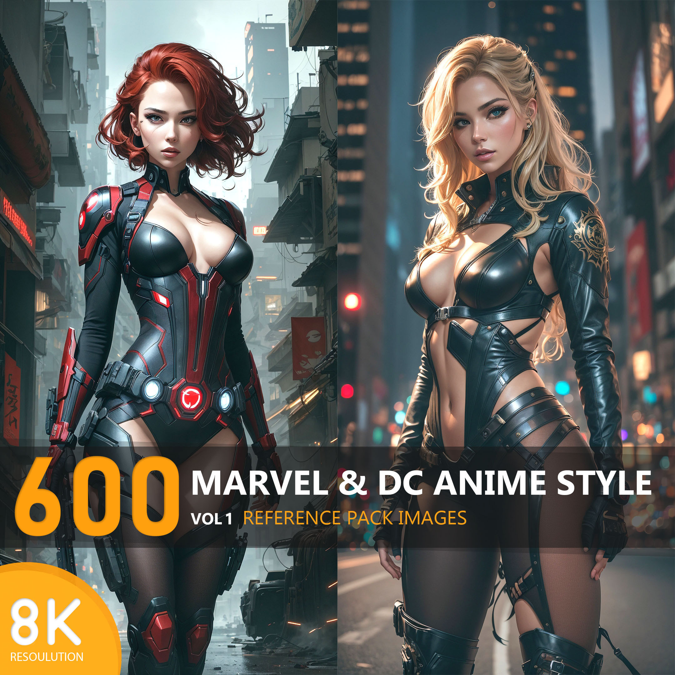 ArtStation - Marvel & DC Anime Style Vol1-8k|Reference pack Images