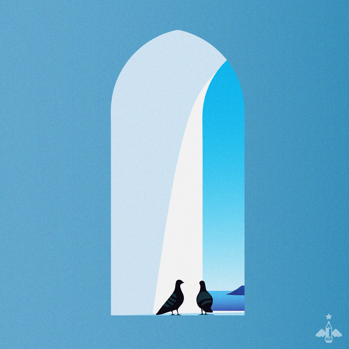 Birdies at a Window