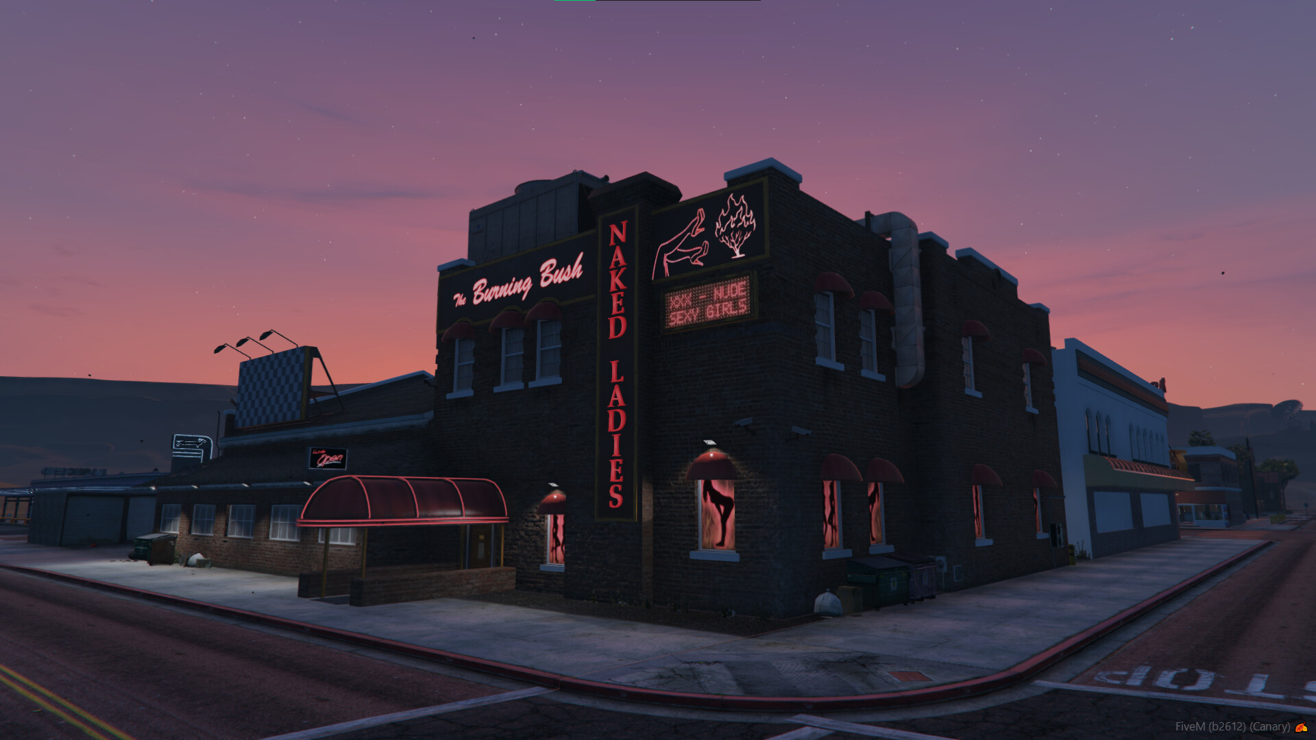ArtStation - The Burning Bush - Strip Club in Fort Carson (Las