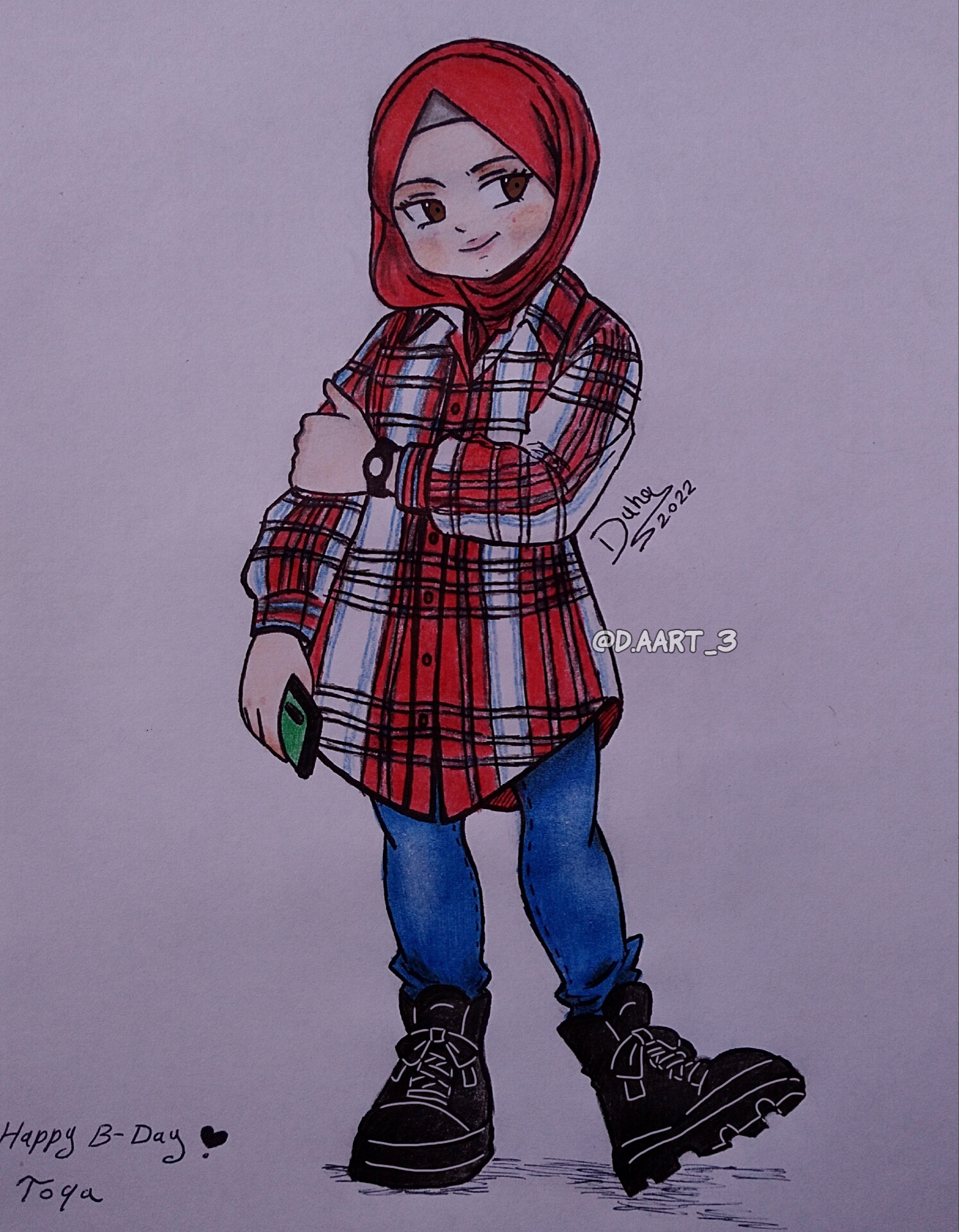 ArtStation - Red Hijab