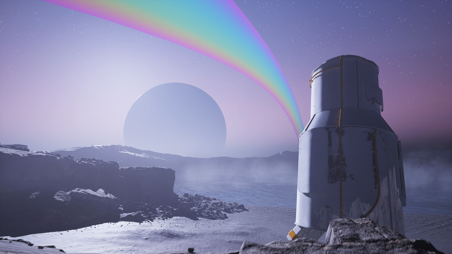 ArtStation   Rainbow   Space Travel   Unreal Engine 5 Cinematic