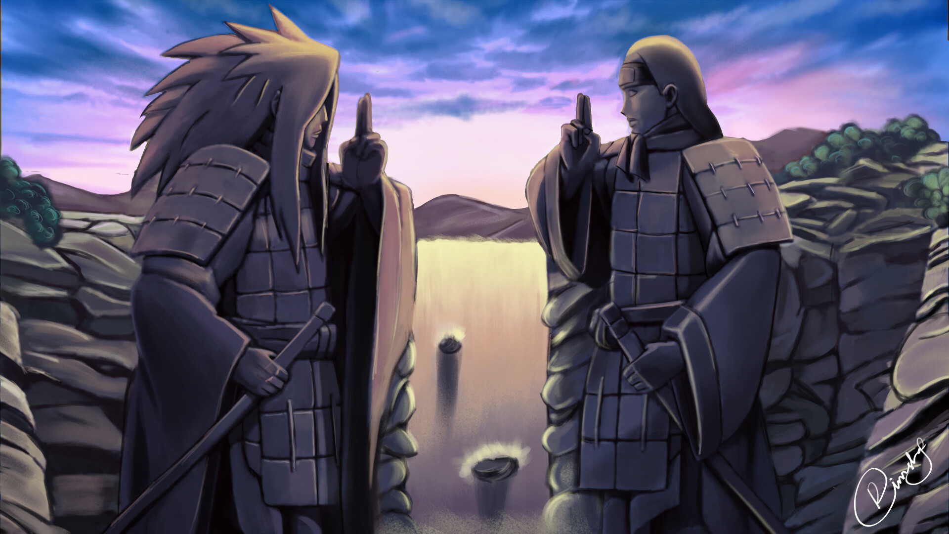ArtStation - Final Valley (Naruto vs Sasuke)