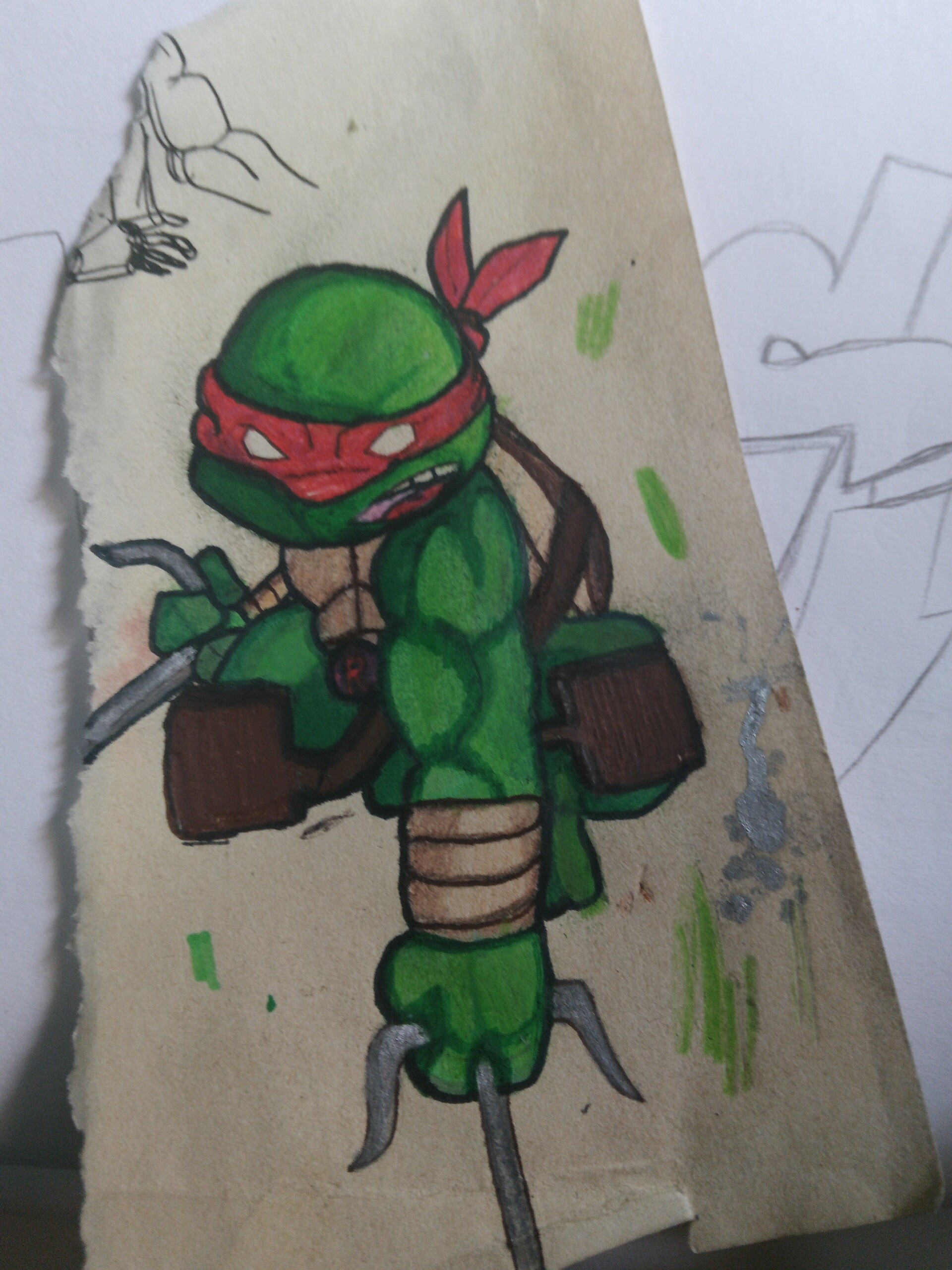 ArtStation - Ralph TMNT black book drawing