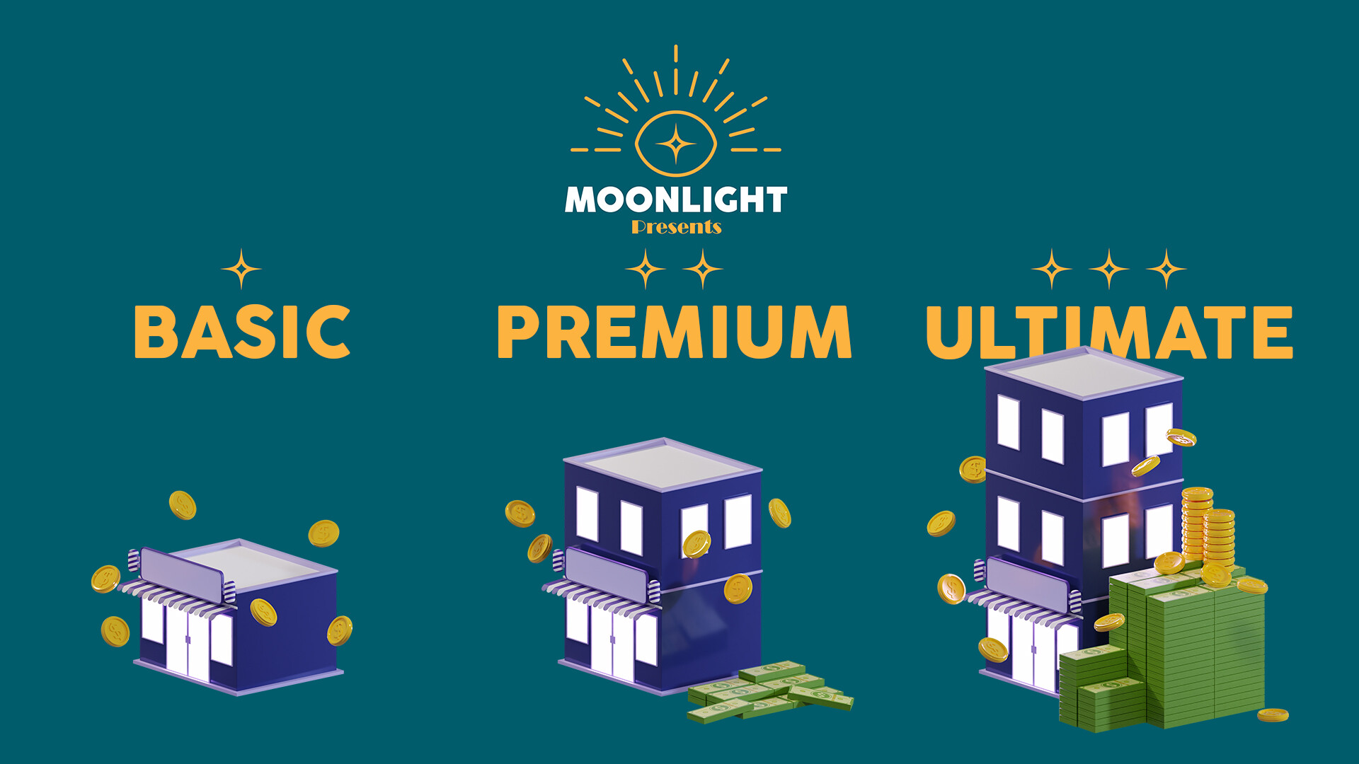 ArtStation - Building and Money Stack - Free download