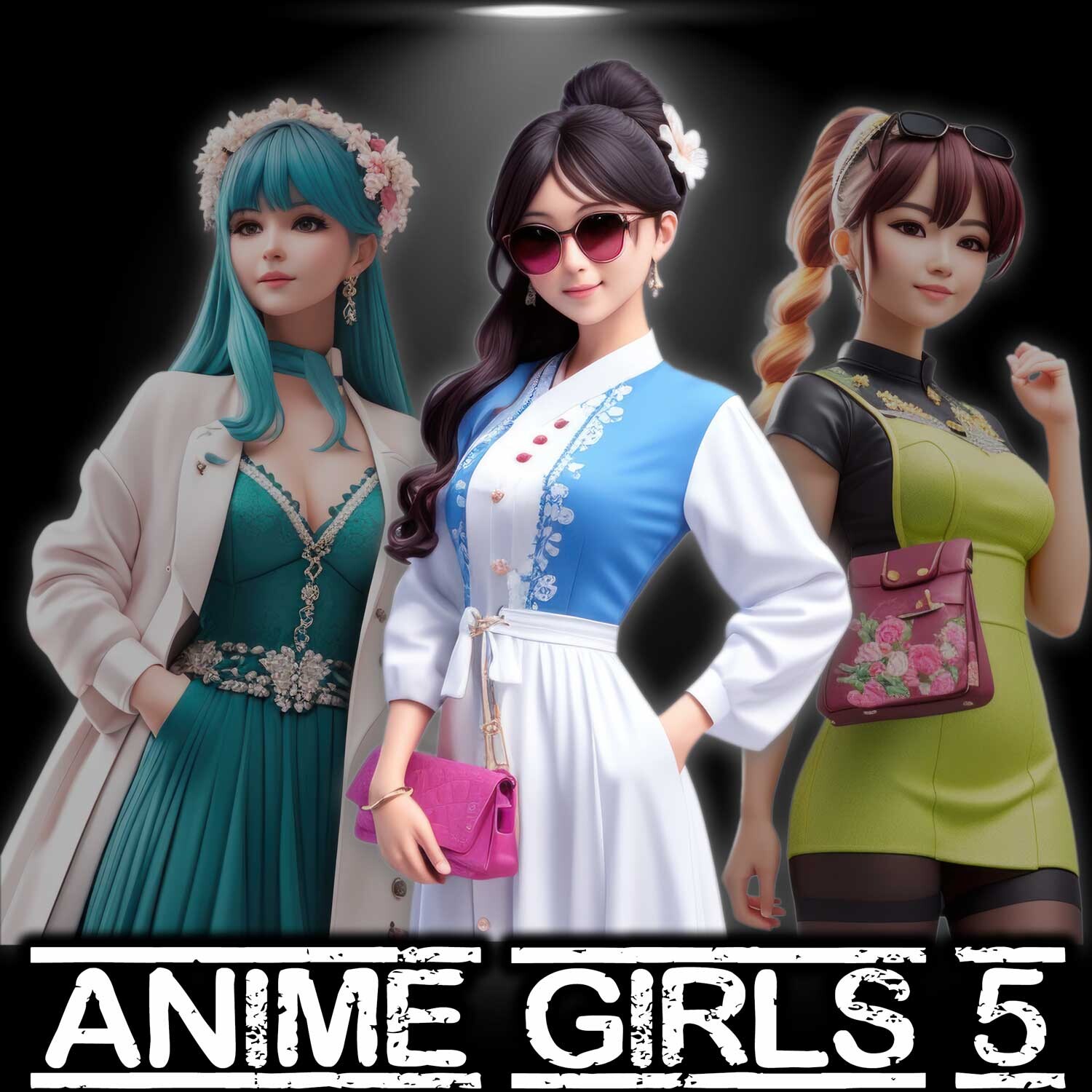 ArtStation - 530 Anime Girls Images Reference Pack - 4K Resolution - V.05