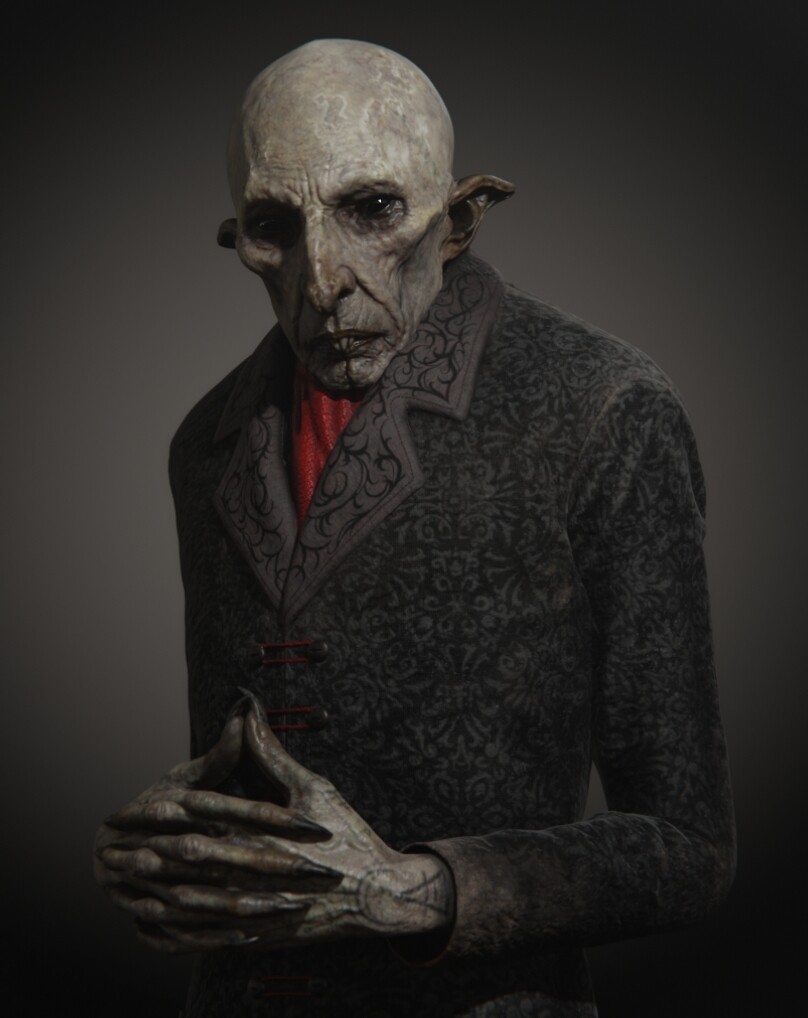 ArtStation - Nosferatu- Lowpoly Count Orlok