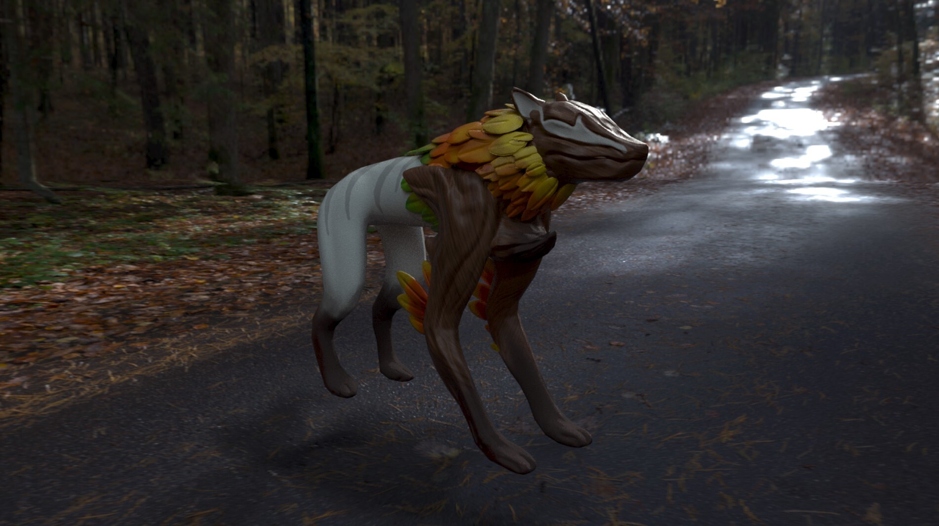ArtStation Skye's Tasmanian Tiger From Valorant, "Trailblazer"