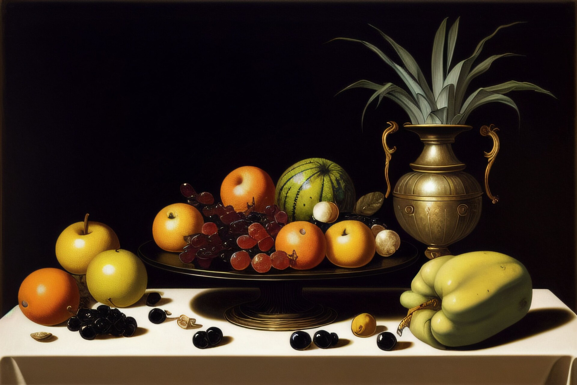 Caravaggio Still Life With Fruit