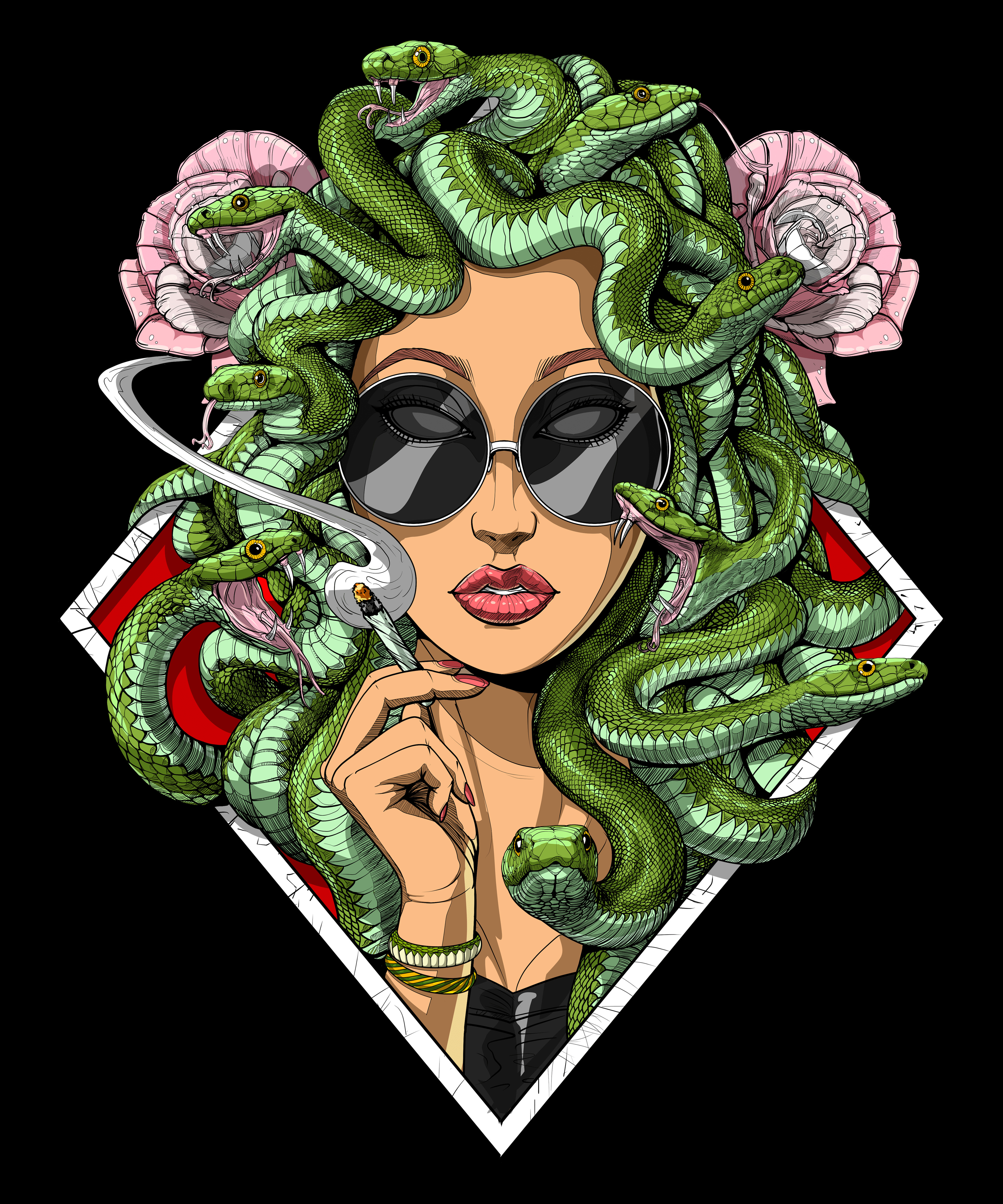 Medusa Gorgon Goddess by Nikolay Todorov