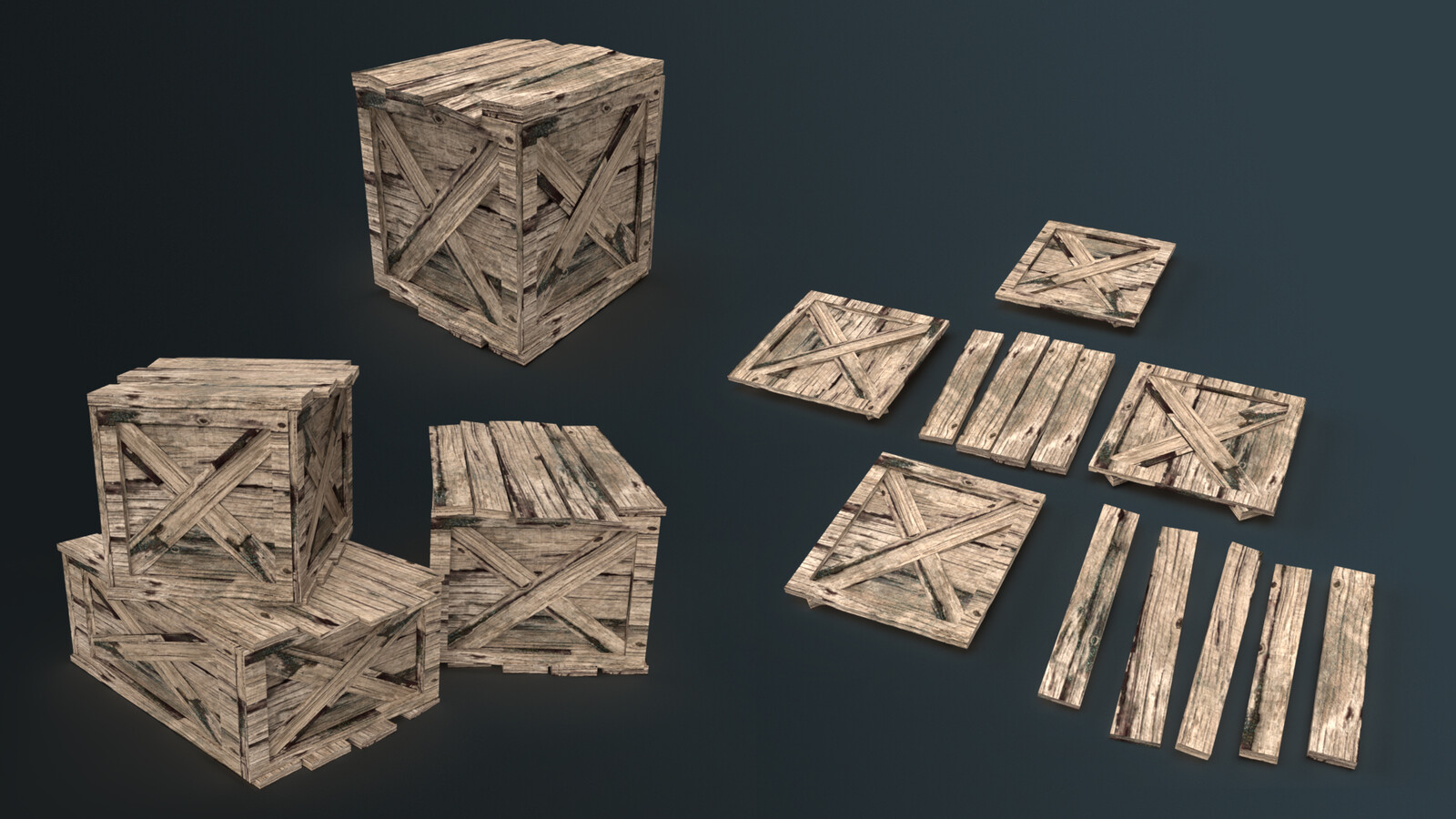 Wooden Sea Crates