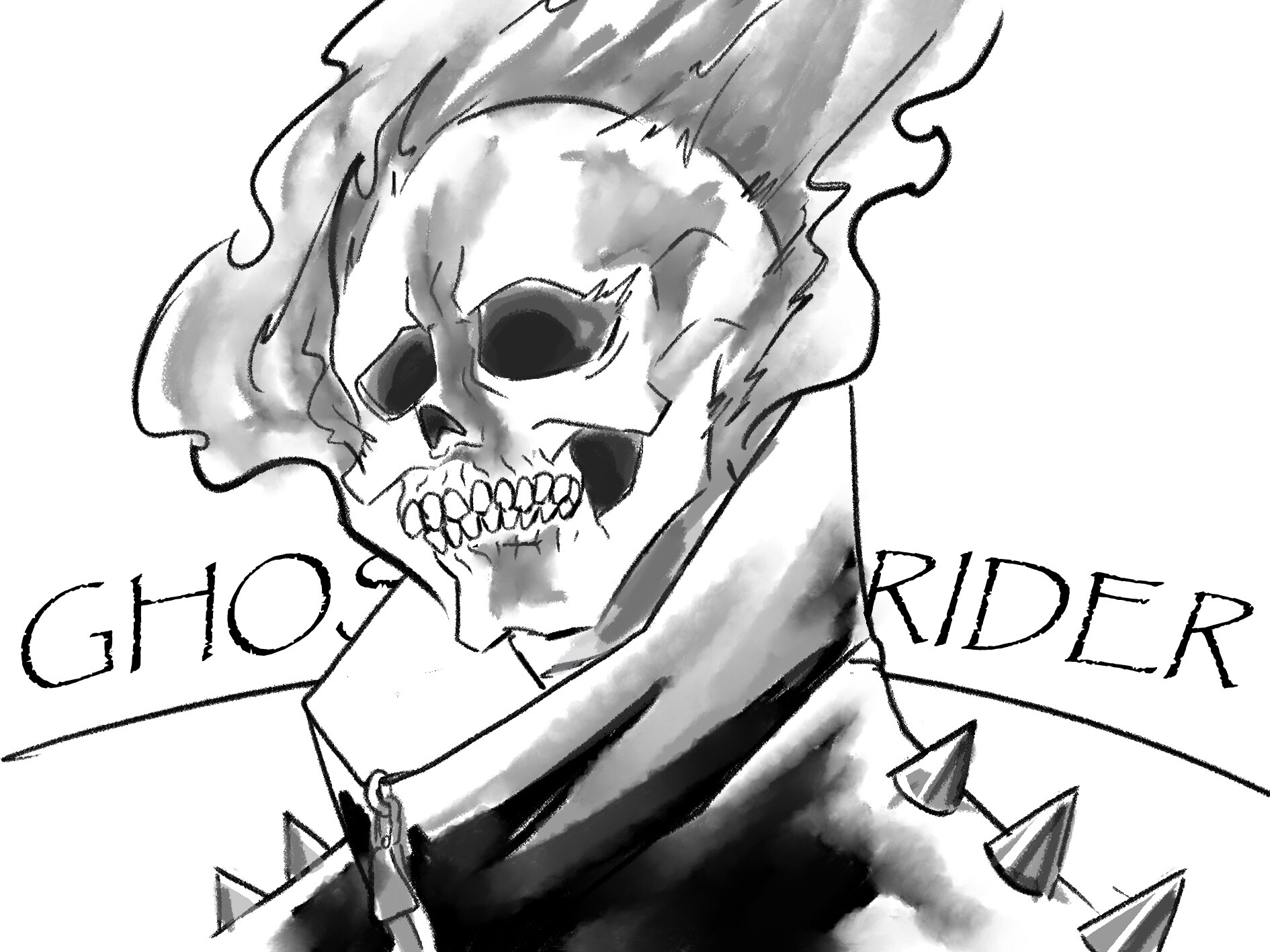 Ignite Your Art Skills: How to Draw Ghost Rider with a Hellfire Chain