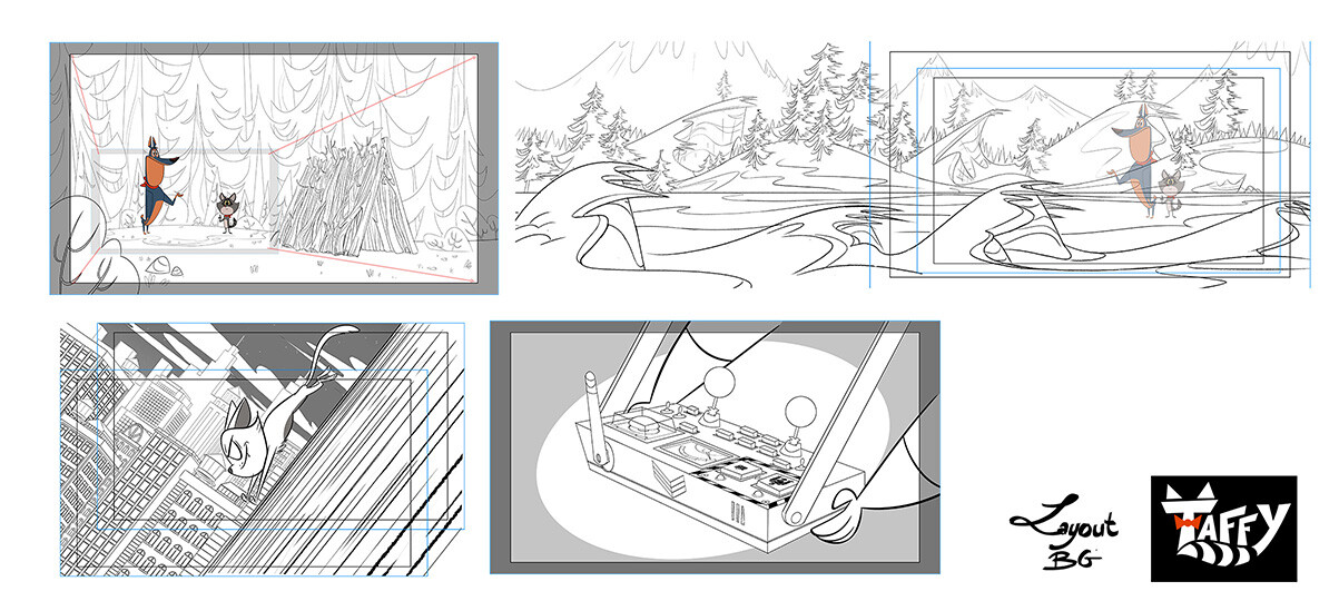 Maël HEMON Layout BG série Taffy saison 2
